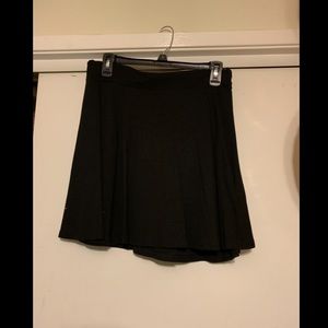 Black skater skirt
